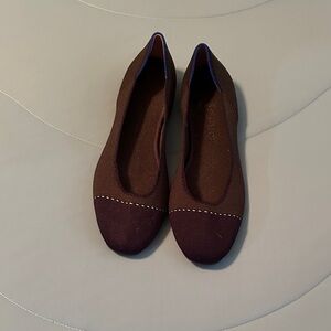 Rothy's Brown and Blue Flats